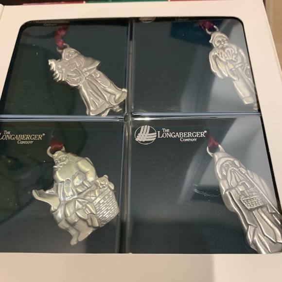 Longaberger commemorative Santa collection Ornaments. - Picture 2 of 3